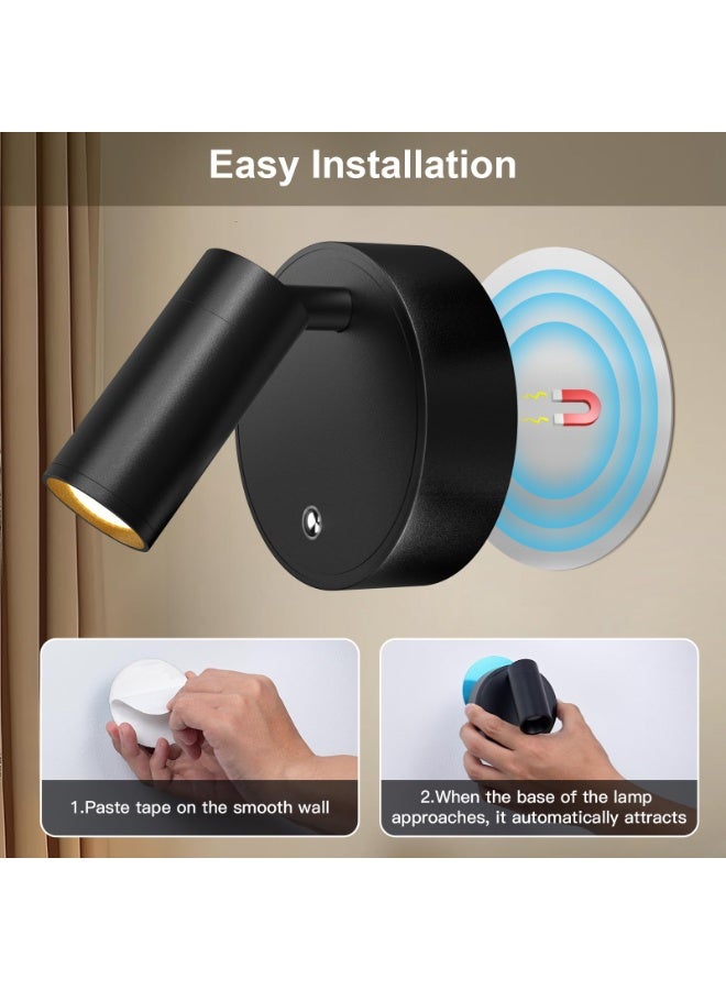 Spot Lights Indoor, Wireless LED Spotlight, Uplighting Indoor with Remote and Dimmable, Accent Lighting for Plants, Picture, Battery Operated Wall Light - Image 3