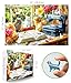 Blueforest 500 Piece Puzzle for Adults Cozy Sewing Room Jigsaw Puzzle Cats Birds Vintage Sewing Machine 23x15 Inch Unique Shaped Pieces Art Puzzle Hard Difficult Challenging Fun Puzzles - Image 4
