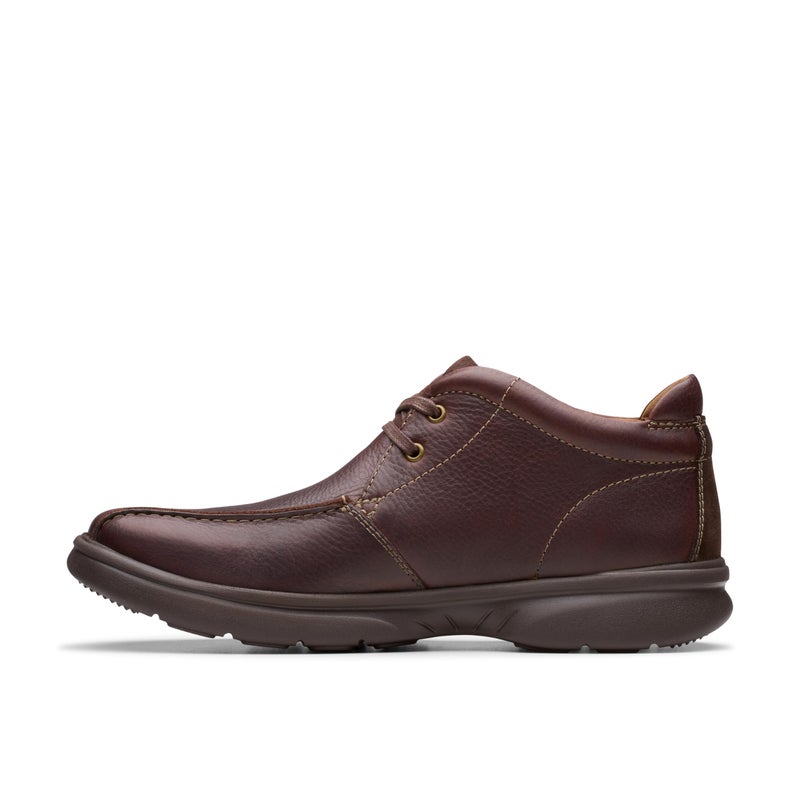 Clarks Collection Men's Bradley Up Chukka Boot, Dark Brown Leather, 10 Medium US - Image 3