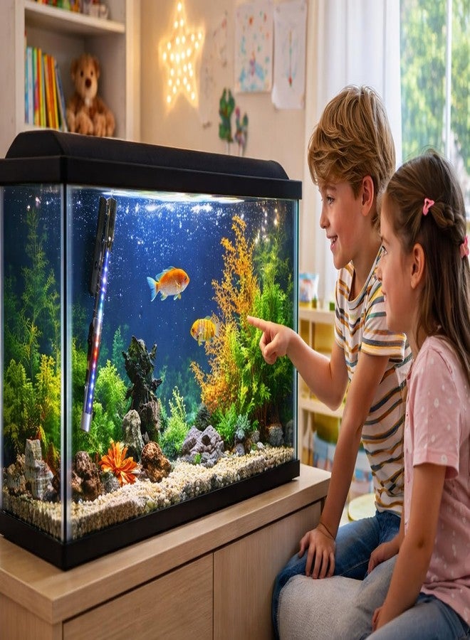 rizopets Aquarium Led Light | Multicolour Changing Fully Submersible Decorative Fish Tank Lamp (27 Centimeter) - Image 4