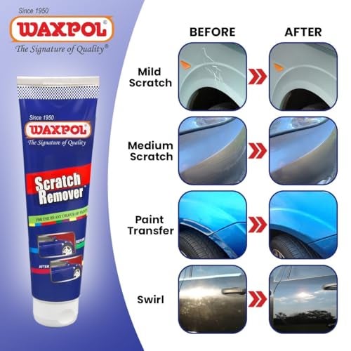 Waxpol Scratch Remover (For Use on Mild Scratches on All Colours) 150 gm (ASR040) - Image 5