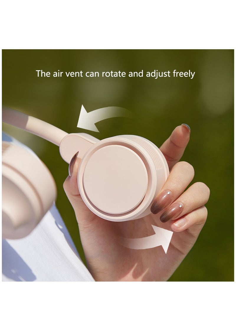 Arabest Neck Fan, USB Rechargeable Personal Fan, 4000 mAh Battery Operated, 3 Speeds Adjustable, Faster Cooling, Ultra Quiet, Suitable for Home, Office, Travel, Sports - Image 2