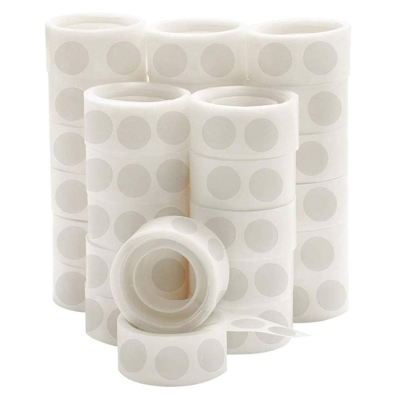UPINS 3000 Pcs Point Dots Balloon Glue Removable Adhesive Point Tape 30 Rolls Double Sided Dots Stickers for Craft Wedding Decoration