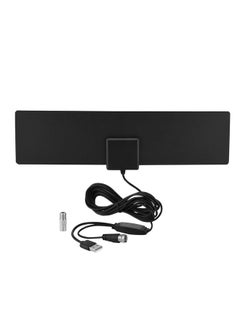 Ultra-thin Indoor 50 Miles Range High Gain Digital HD 1080P / 4K ATSC TV Antenna