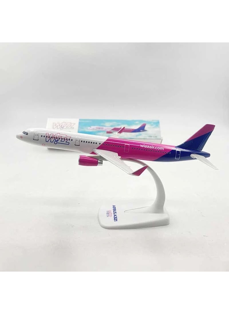 Generic - WIZZ AIR A321 Airplane Model Toy for Boys WIZZ AIR A321 - Image 1
