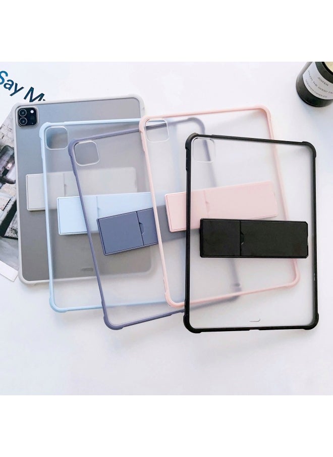 Generic - Digital Computer/ipad Protective Case - Slim Fit Polyurethane Cover Soft Microfiber Lining-Color:Blue Edge + Same Color Bracket-Applicable Model:Redmi Redmi Pad SE(11 Inches) - Image 1
