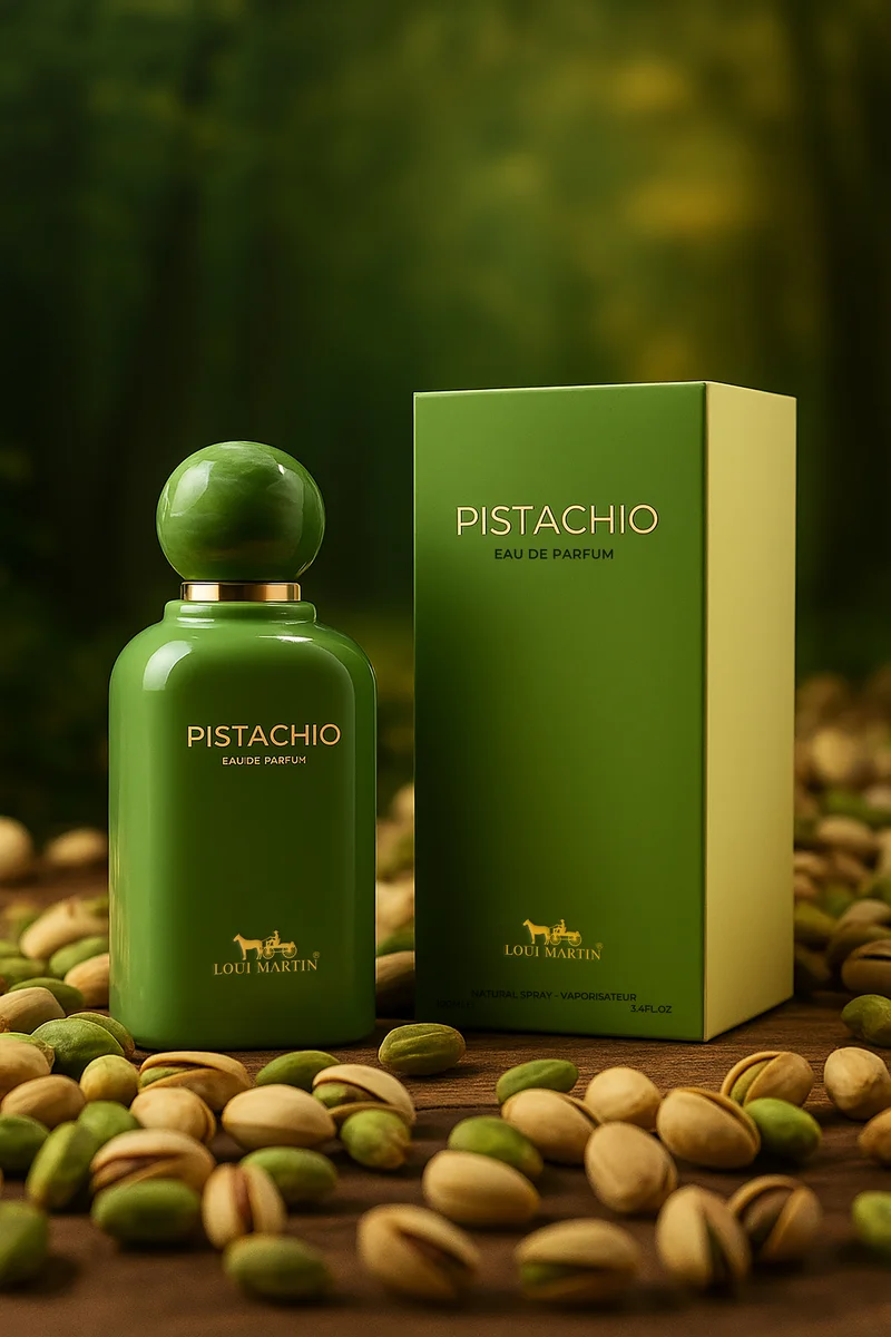 Loui Martin Pistachio Eau de Parfum 100ml – Creamy Pistachio, Vanilla & Almond Fragrance