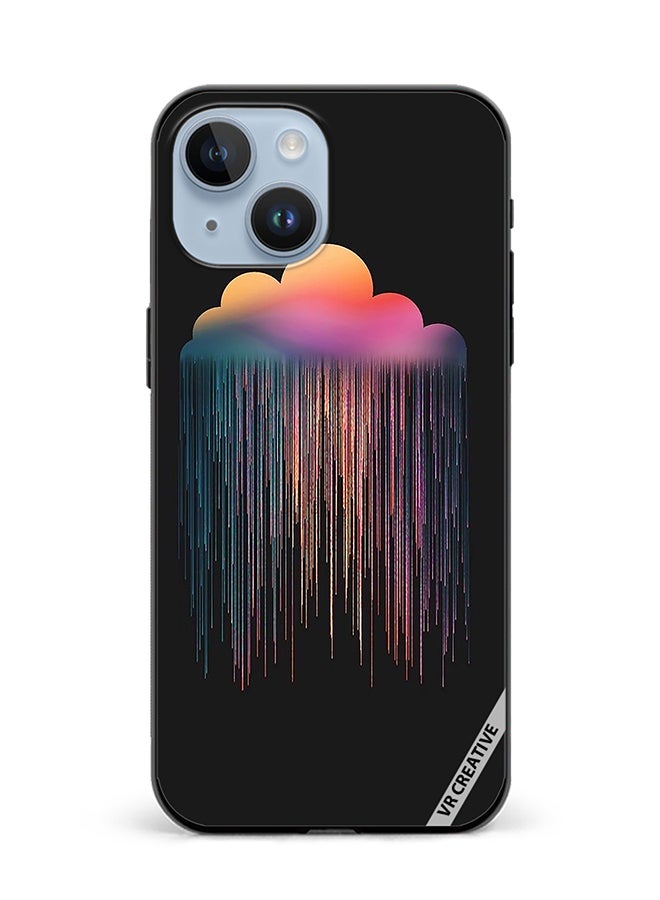 VR CREATIVE غطاء حماية لجهاز آبل آيفون 15 بلس بتصميم متعدد الألوان - Image 1