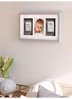 Babyprints Newborn Baby Handprint And Footprint Deluxe Wall Photo Frame And Impression Kit Gender Neutral Baby Keepsake Frame Baby Nursery Decor Accessory Gray - pzsku/Z2EB22E0A8AE09F618561Z/45/_/1720582821/72f990cf-15b6-48c2-8f36-89836b37c057