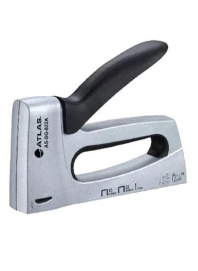 ATLAS Multi-Purpose Heavy-Duty Stapler Silver/Black  - Image 2