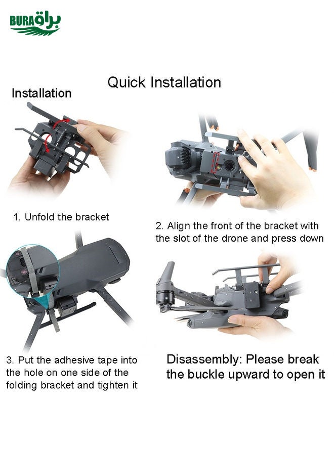 BURAQ For DJI Mavic 3 Pro / 3 / 3 Classic / 3 Cine Robotic Arm Thrower Aerial Thrower - Image 4