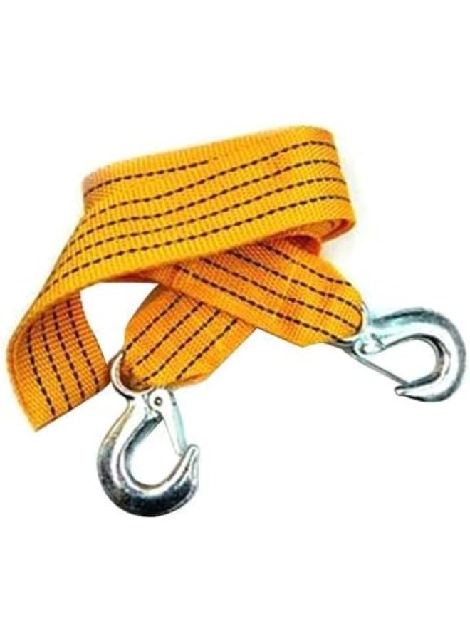 Heavy Duty Car Tow Rope Emergency Towing Cable with Reinforced Hooks for Cars SUVs and Light Vehicles Roadside Recovery - Image 1