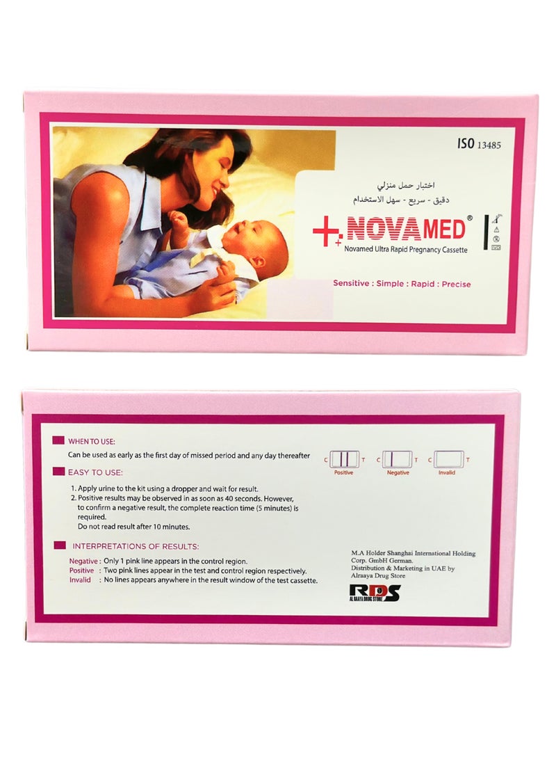 NOVAMED Cassatte One Step Pregnancy (Hcg) Test Kit - Image 4
