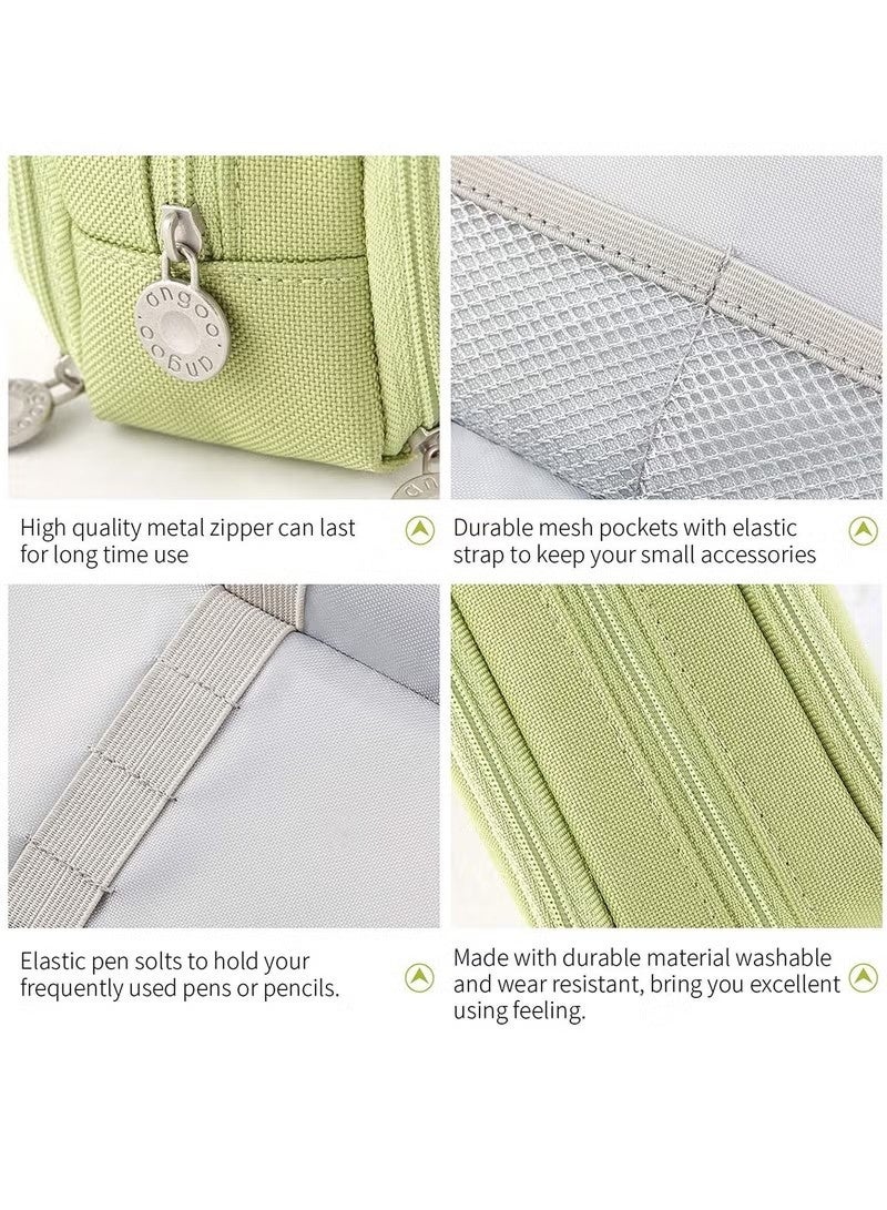 SPECIAL Large Capacity Pen Case, Three Compartment Pen Case, Suitable for Stationery Bags for School Teenagers, Boys and Girls, Convenient Storage Bags, Outdoor Travel Storage Bags - Image 5