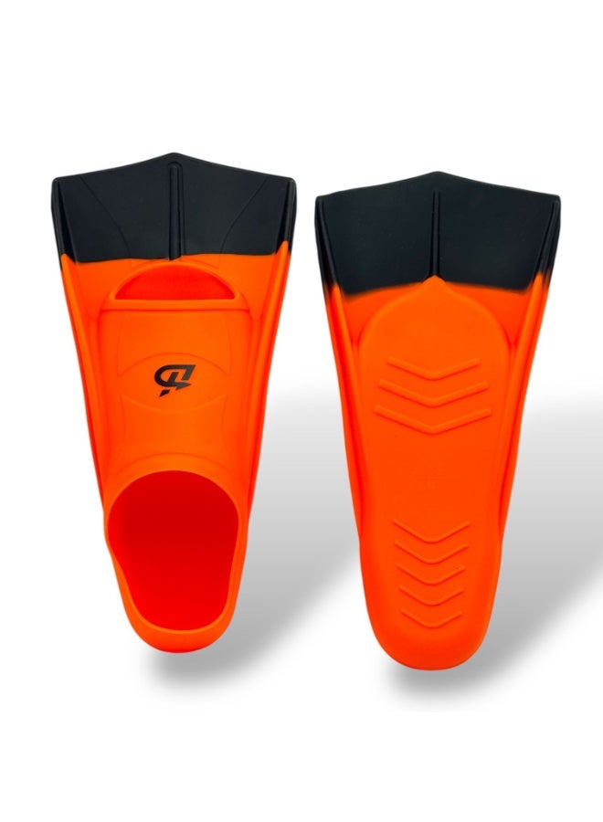 QSHOP Soft Silicone Diving Fins – High Elasticity & Endurance Light Full Foot Swimming Fins | Open Heel Swim Fins for Snorkeling or Swimming Training for Adults Men Women Kids  - Image 3