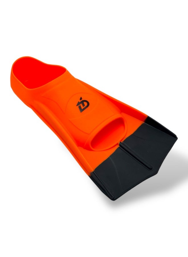 QSHOP Soft Silicone Diving Fins – High Elasticity & Endurance Light Full Foot Swimming Fins | Open Heel Swim Fins for Snorkeling or Swimming Training for Adults Men Women Kids  - Image 2