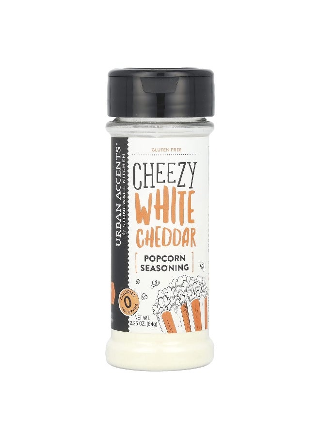 URBAN ACCENTS Urban Accents, Popcorn Seasoning, Cheezy White Cheddar, 2.25 oz (64 g)  - Image 1