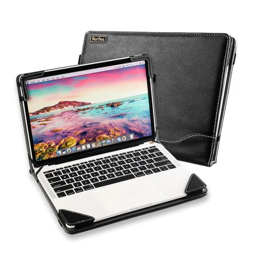 Berfea Case Cover for Lenovo Yoga 14" C740/C940/C930/920/900/710 14 inch Laptop Sleeve Bag Notebook PC Stand Protective Skin - Image 1