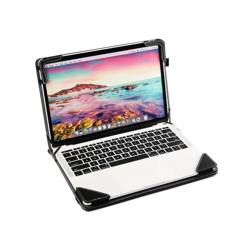 Berfea Case Cover for Lenovo Yoga 14" C740/C940/C930/920/900/710 14 inch Laptop Sleeve Bag Notebook PC Stand Protective Skin - Image 2