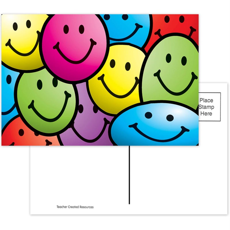Teacher Created Resources Smiley Faces Postcards (1965) 4 x 6 Inches - Image 5
