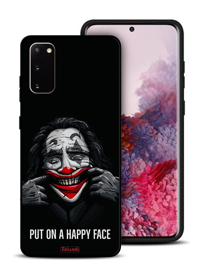 Tolwak Samsung Galaxy S20 Protective Case Cover Put On Happy Face - Image 1