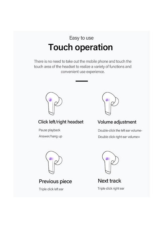Generic - Bluetooth Touch Air Pods with HD Microphone HD stereo sound /LP5 - Image 1