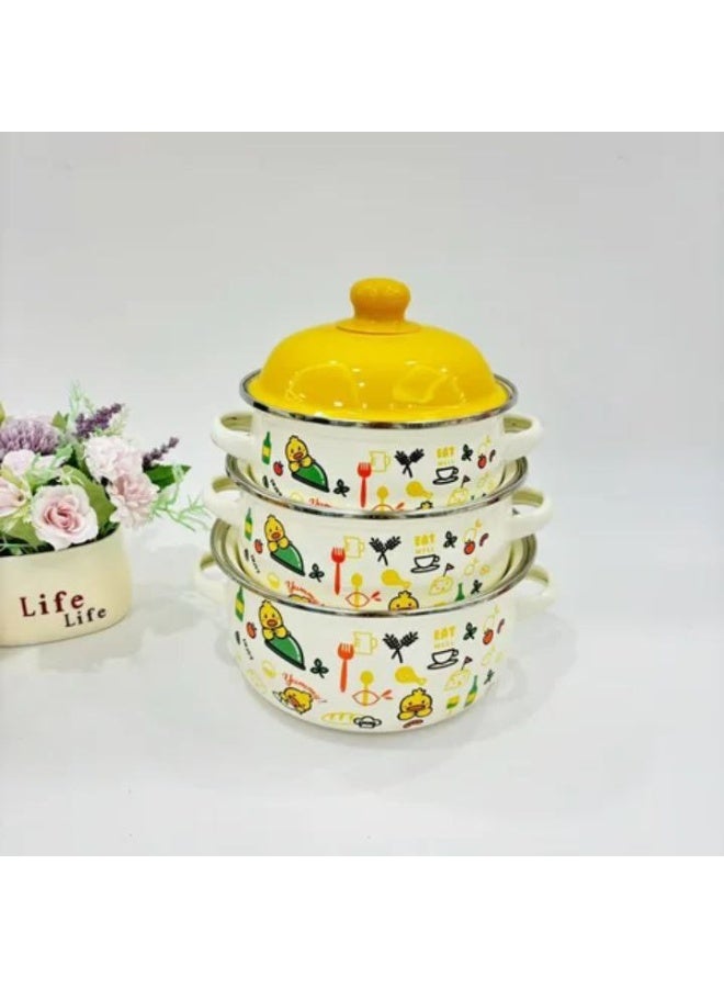 Duck Saj Cookware Set 3-piece set, sizes: Small size: 16 cm Medium size: 18 cm Large size: 20 cm - Image 5