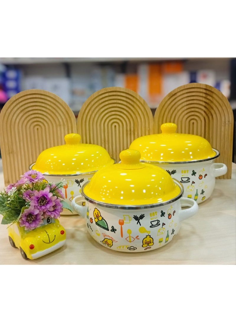 Duck Saj Cookware Set 3-piece set, sizes: Small size: 16 cm Medium size: 18 cm Large size: 20 cm - Image 4