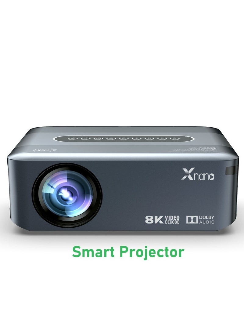 Xnano Classic Projector Xnano X1 Full HD 1080P Resolution Ultra HD 8K 300ANSI Dolby Sound Dual Band WiFi Correction Four-Point Anti-Aliasing Image Enhancement Sharpening Treatment Bluetooth 5.0 Wireless Projection - Image 2