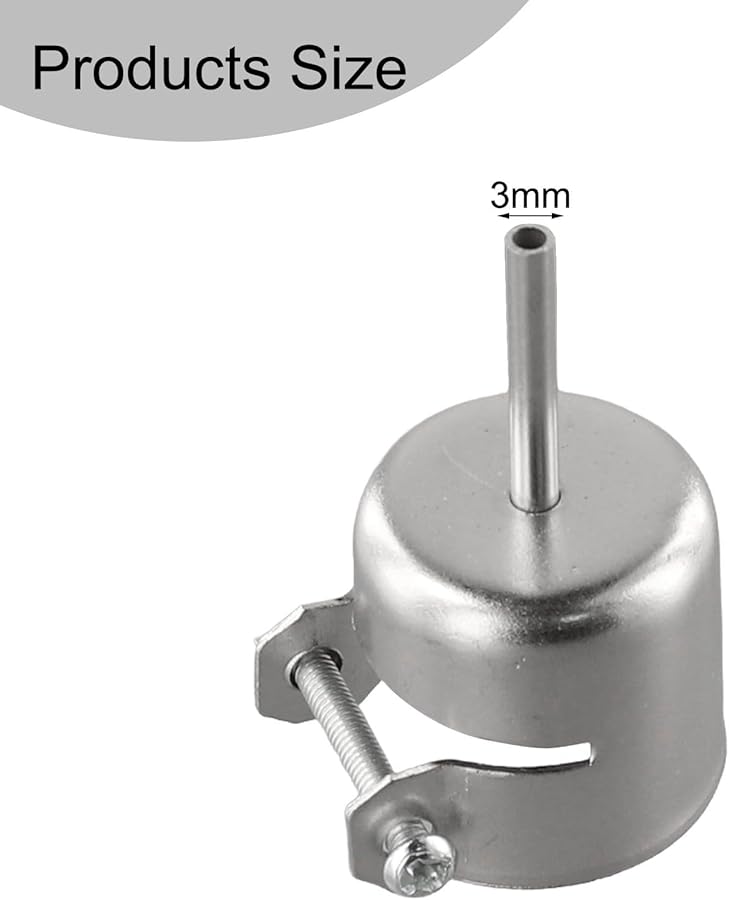 3mm Small Diameter Hot Air Nozzle Compatible with 850 852D 906 968 Soldering Station - Image 3