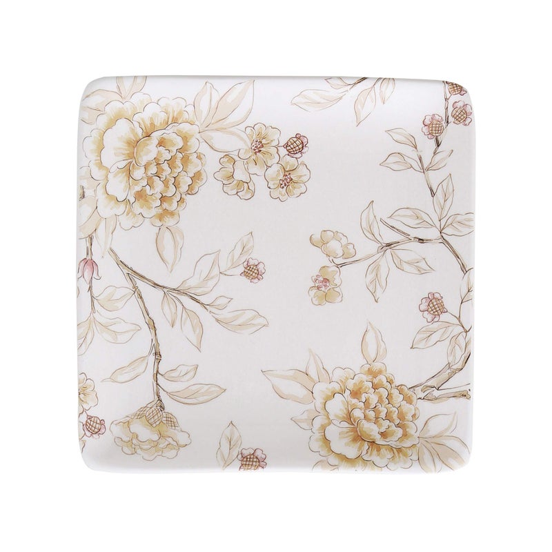 Home Centre Moksha Floral Print Appetizer Plate, Multicolor, Standard, (MOKSHA-20-F) - Image 1