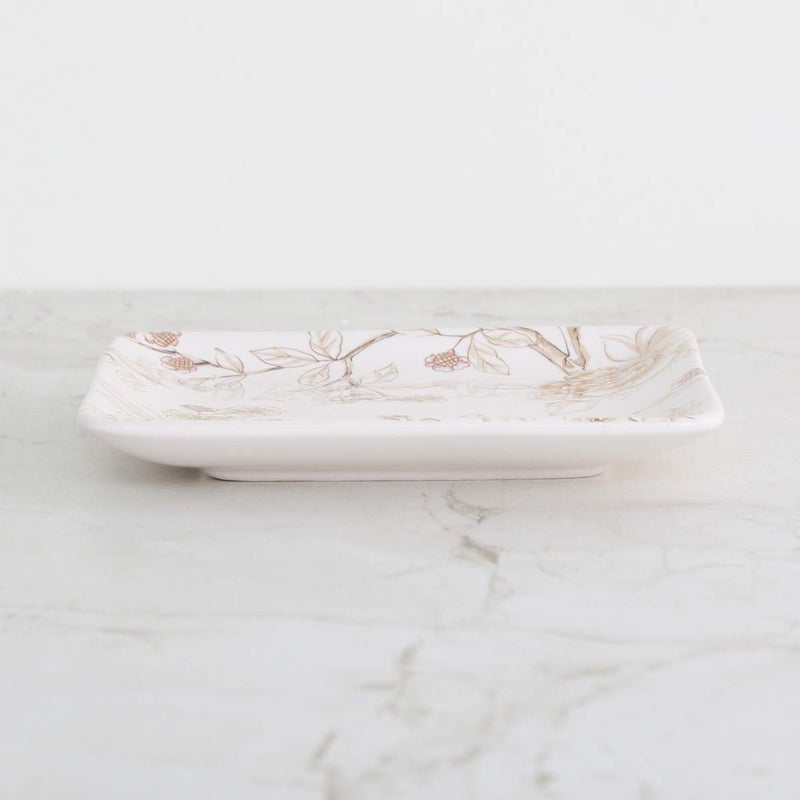 Home Centre Moksha Floral Print Appetizer Plate, Multicolor, Standard, (MOKSHA-20-F) - Image 3