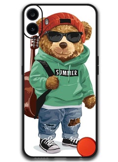 Protective Case Anti Scratch Shock Proof Bumper Cover For Nothing CMF Phone 1 Musician Bear