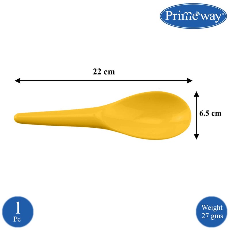 Primeway وعاء طهي الأرز في الميكروويف سعة 2.7 لتر مع ملعقة تقديم | أصفر - Image 4