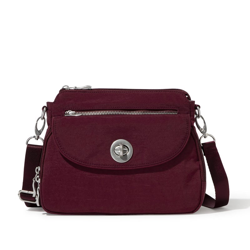 Baggallini Women's Calais Crossbody Bag, Dark Cherry - Image 1