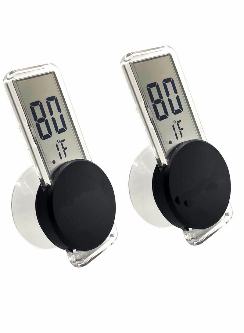 Y&D Reptile Thermometer Hygrometer with Suction Cup Digital for Rearing Box Terrarium Tank Bearded Dragon Temperature & Humidity Gauge Fahrenheit (℉) - Image 1