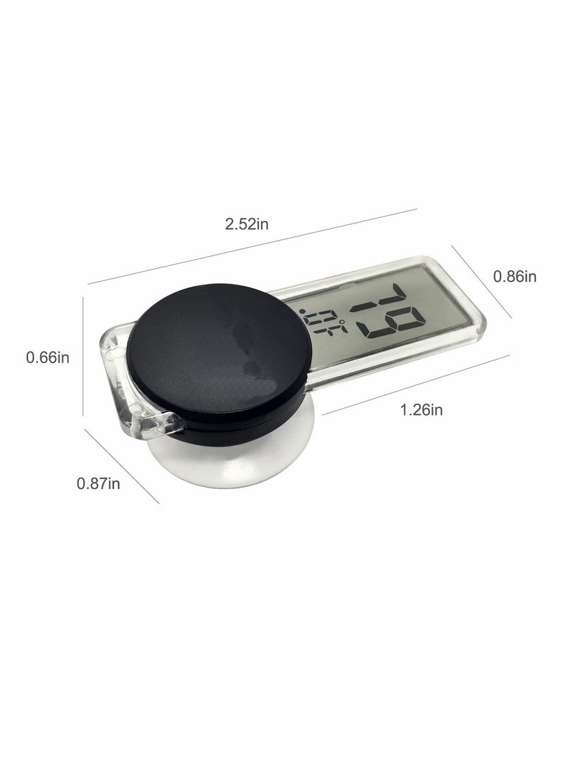 Y&D Reptile Thermometer Hygrometer with Suction Cup Digital for Rearing Box Terrarium Tank Bearded Dragon Temperature & Humidity Gauge Fahrenheit (℉) - Image 3
