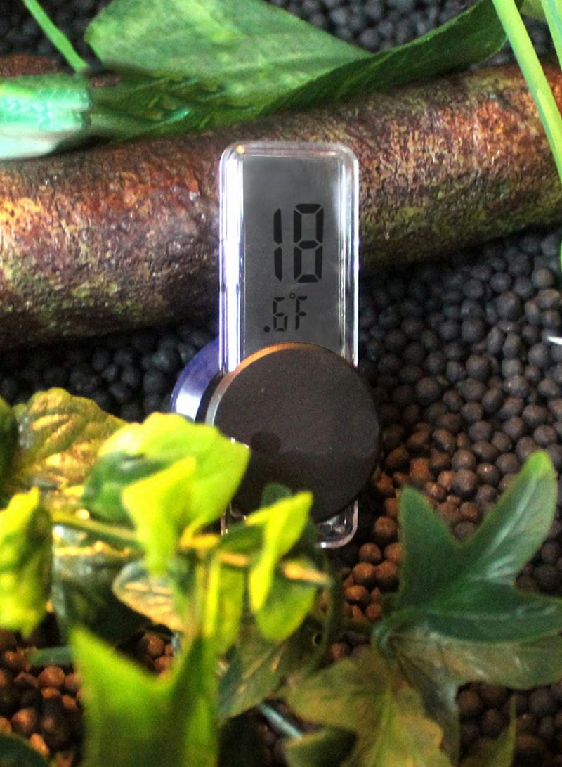 Y&D Reptile Thermometer Hygrometer with Suction Cup Digital for Rearing Box Terrarium Tank Bearded Dragon Temperature & Humidity Gauge Fahrenheit (℉) - Image 5