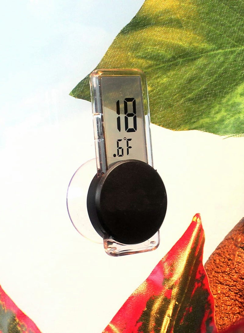 Y&D Reptile Thermometer Hygrometer with Suction Cup Digital for Rearing Box Terrarium Tank Bearded Dragon Temperature & Humidity Gauge Fahrenheit (℉) - Image 4