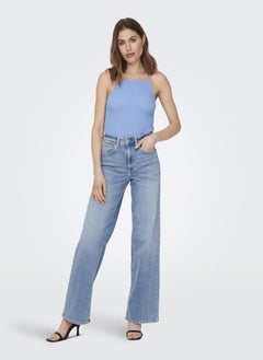 ONLY High Waisted Wide Leg Fit Jeans  - Image 4