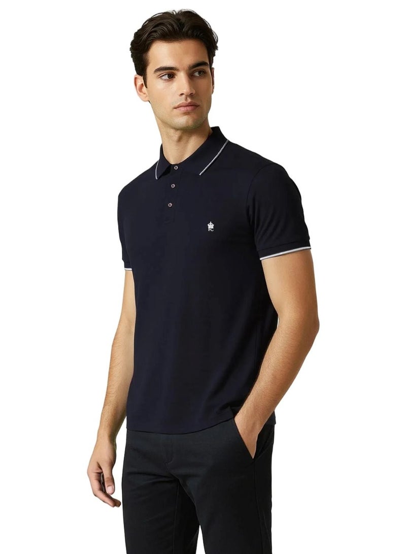 French Connection Basic Premium Cotton Logo Polo Shirt - Image 2