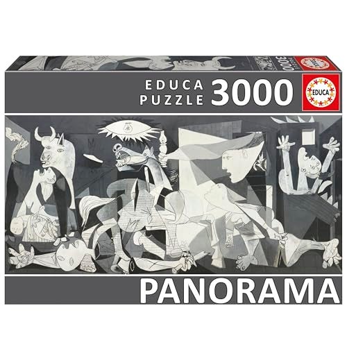 EDUCA بازل بانورامي غويرنيكا بابلو بيكاسو 3000 قطعة من جون ن هانسن كو