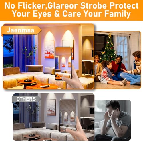 Jaenmsa MR16 Halogen Bulbs 50W,6 Pack 12V 50W MR16 Light Halogen Bulbs 2 Pin GU5.3 Base Dimmable with Clear Glass Cover,High Output 2700K Warm White mr16 Light Bulb for Landscape Lights, Track Lights - Image 5