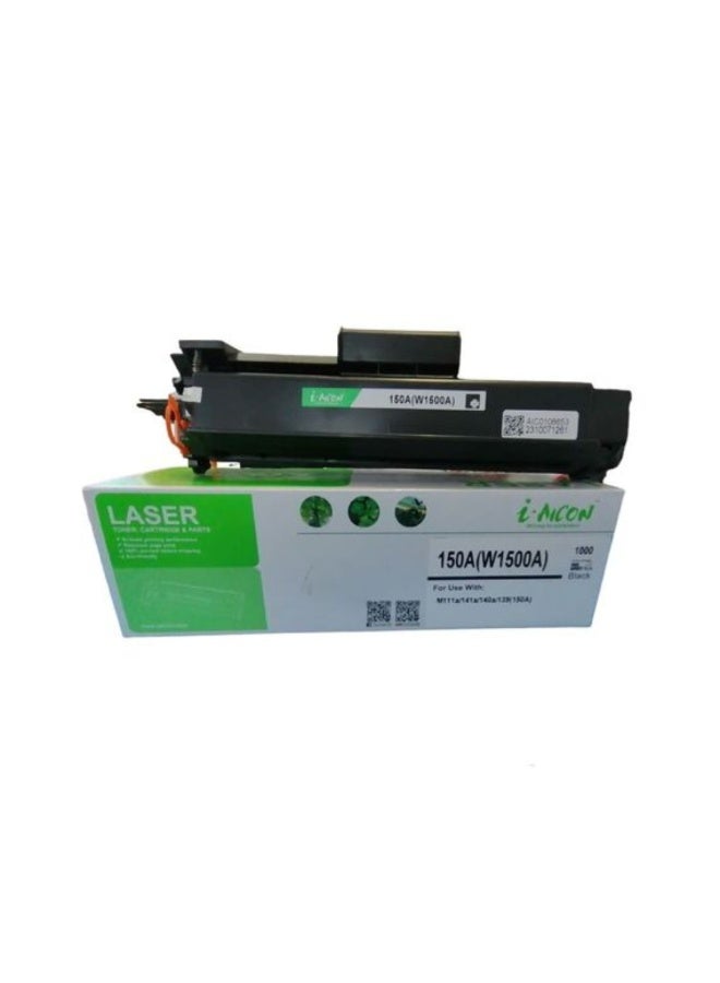 i-AICON Compatible Laser Toner Cartridge W1500A 150A Black 1000 Page Yield M111 M141 - Image 1