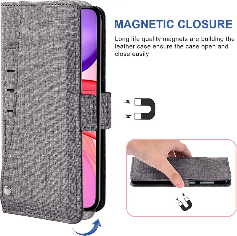 Asuwish Phone Case for iPhone 11 6.1 SA NZBXZQB Grey - Image 5