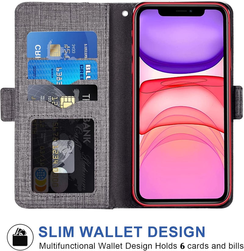 Asuwish Phone Case for iPhone 11 6.1 SA NZBXZQB Grey - Image 3