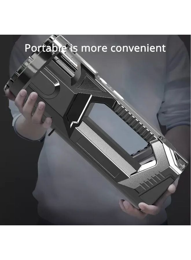 High Power LED Camping Spotlight Ultra Bright USB Rechargeable Light With Handle - Image 4