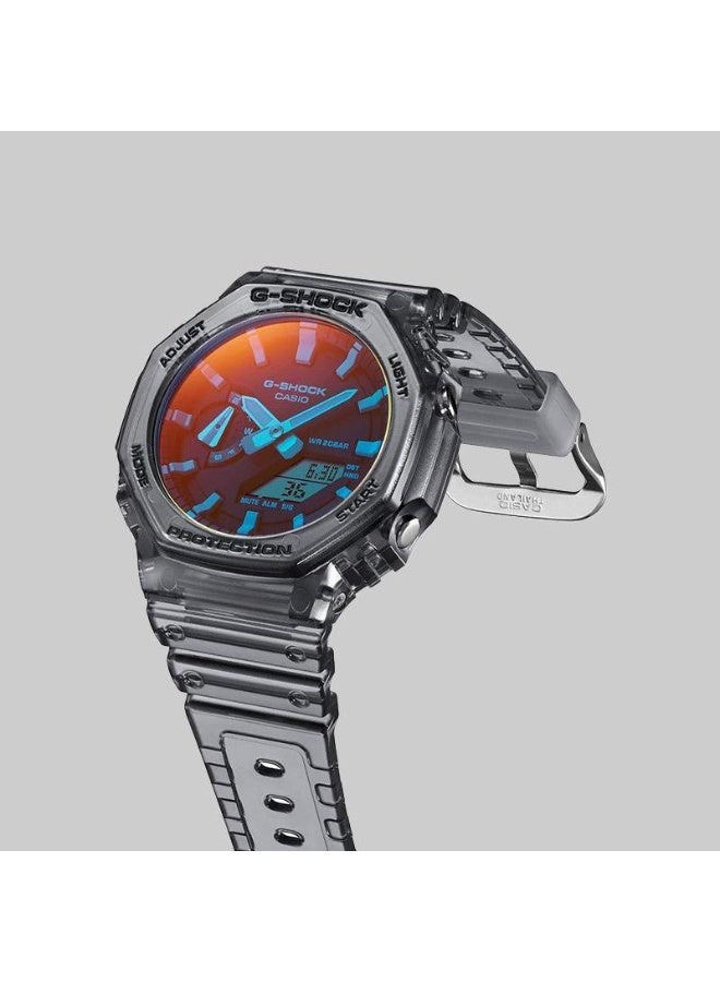 كاسيو ساعة جي شوك التناظرية الرقمية للرجال GA-2100TLS-8ADR - Image 3
