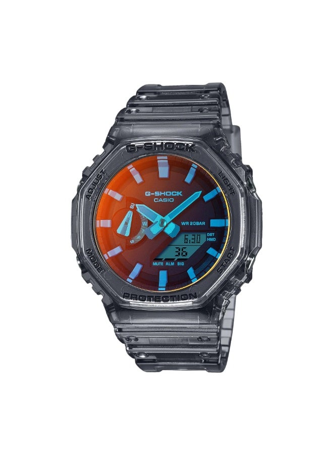 كاسيو ساعة جي شوك التناظرية الرقمية للرجال GA-2100TLS-8ADR - Image 1