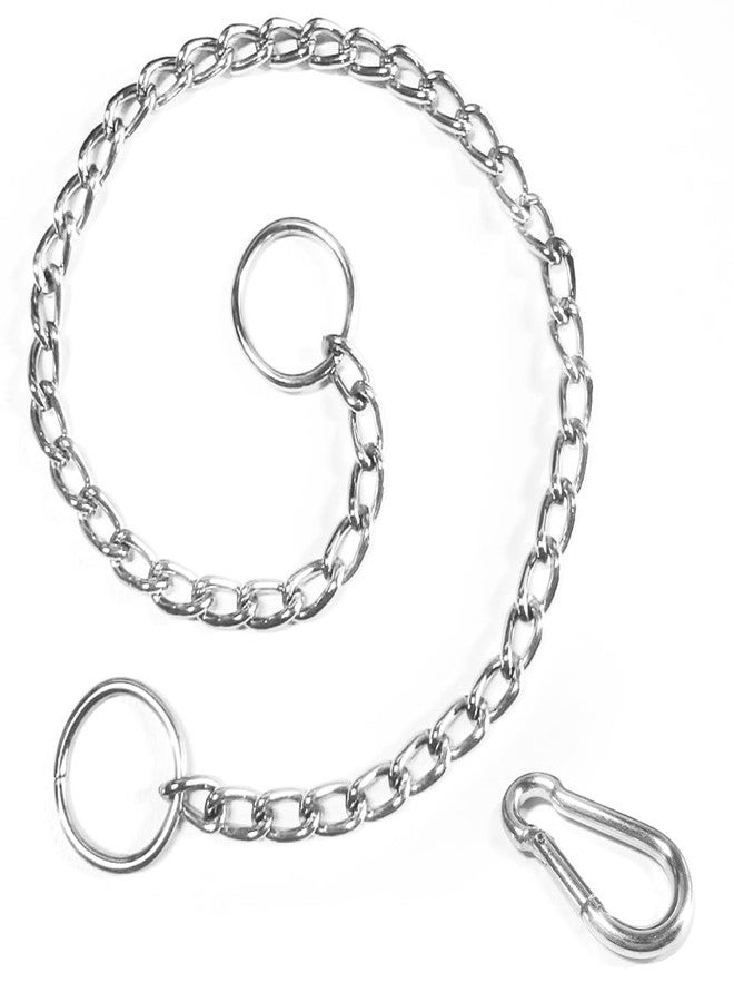 YuCool Dog Collar Chain,2 Pcs Stainless Steel Training Collar for Dogs - Heavy Duty, Adjustable(2.5mm;20 Inch) - Image 2